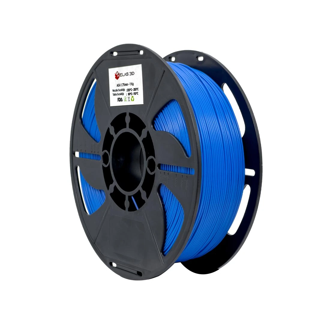 ELAS Mavi ASA Filament 1.75mm 1 KG - Görsel 3