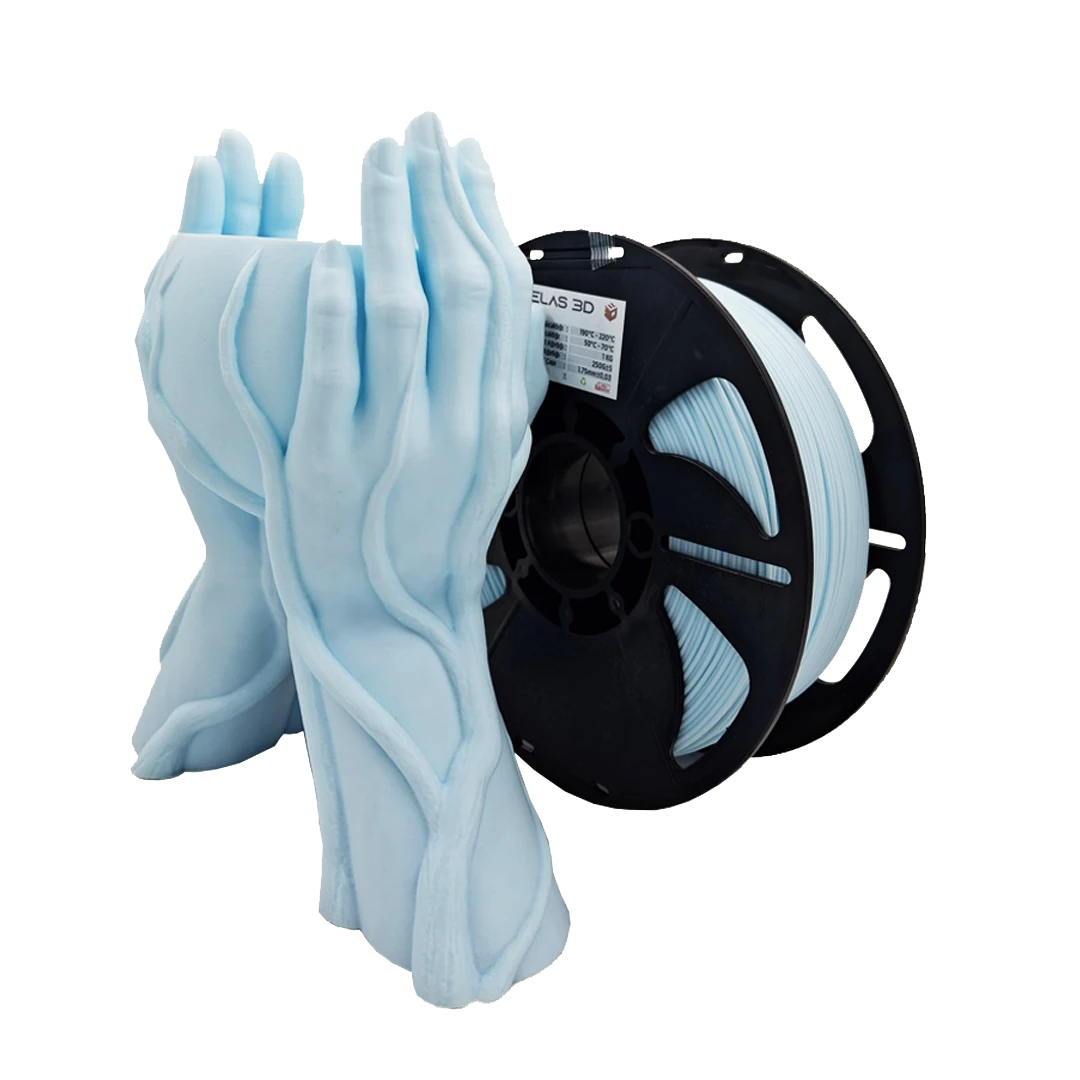 ELAS Pastel Mavi PLA PRO 1.75mm 1 KG Filament - Görsel 2