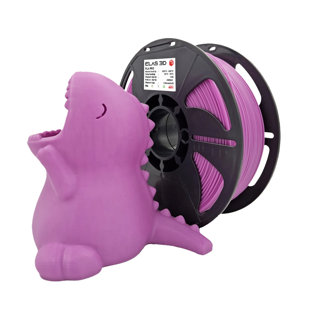 ELAS Pastel Mor PLA PRO 1.75mm 1 KG Filament - Görsel 3