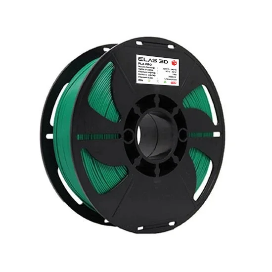 ELAS Yeşil PLA PRO 1.75mm 1 KG Filament - Görsel 2